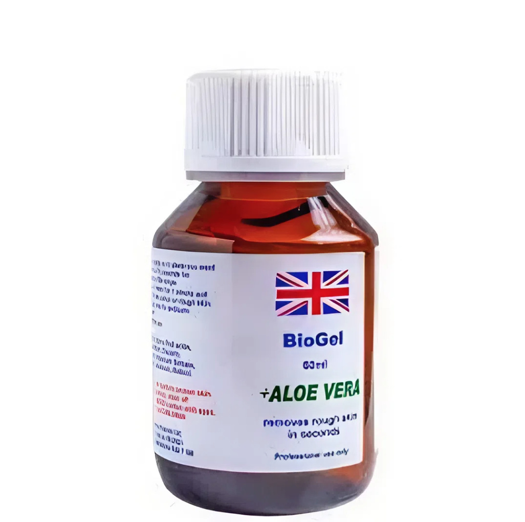 BioGel+Aloe vera Гель для біопедикюру з фруктовими кислотами 60 мл, фото 1