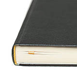 Щоденник датований на 2026 рік гнучкий з резинкою Дакар Преміум Еластик сірий для брендування, фото 2