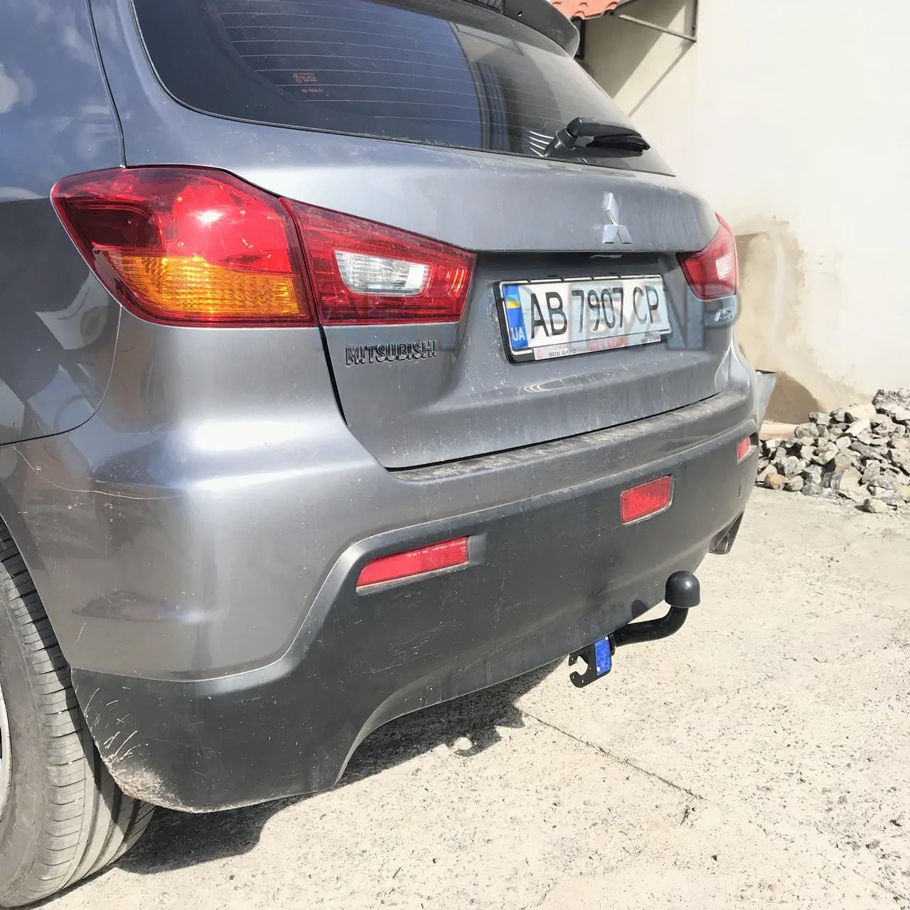 Фаркоп - Mitsubishi ASX Кросовер (2010--) з'ємний на 2 болтах
