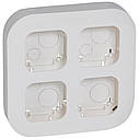 Forix Рамка накладного монтажу 4-поста білий 782494, фото 4