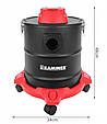 Пилосос для золи Kaminer 20 л 1600 Вт 10927 / 26241 промисловий, фото 4