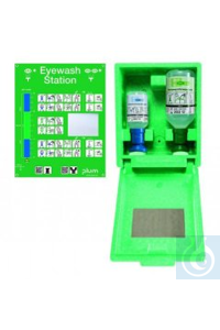 Настінна аптечка з комплектом розчинів для екстреного промивання очей, B Safety, фото 1