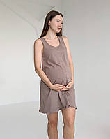 Комплект халат і сорочка у родзал (какао), фото 5