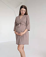 Комплект халат і сорочка у родзал (какао), фото 10