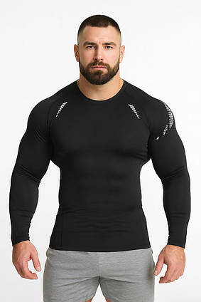 Рашгард чоловічий компресійний Net Loku чорний
