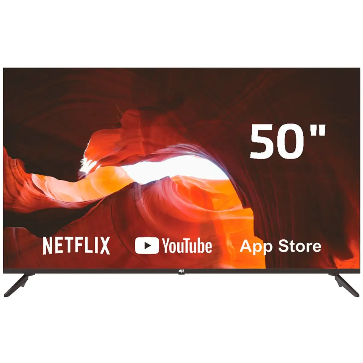 Телевізор 43" Smart Android Wi-Fi Grunhelm 43GHU-750AV телевізори DDR 1.5G Flash 8G Voice RC Frameless, фото 1