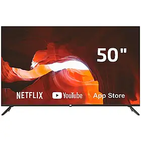 Телевізор 43" Smart Android Wi-Fi Grunhelm 43GHU-750AV телевізори DDR 1.5G Flash 8G Voice RC Frameless