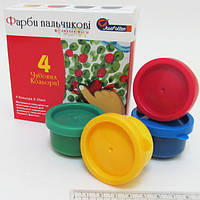 Пальчикові фарби JO 4 кольори по 35мл FC0435