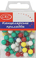 Кнопки-кульки 8мм LKC №1017 різнокольорові 60штук