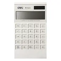 Калькулятор настільний Deli №W39209 на 12 разрядів (оригінал) білий