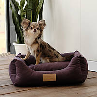 Лежак Pet Fashion «Molly» для собак та котів, 62х50х19 см, фіолетовий