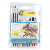 Пензлики JO №503-15 (щетина) 15 штук