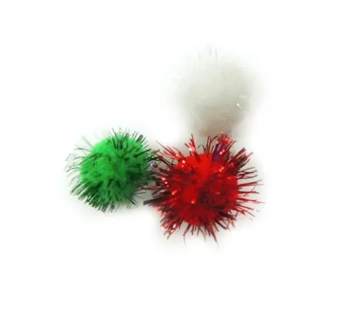 Помпон 40мм з лавсаном асорті кольорів, фото 1