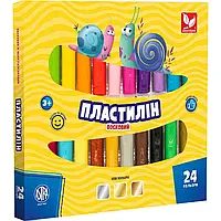 Пластилін Ш. 360гр 24кольора №303110001-UA