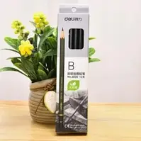 Олівець простий чорнографітний Deli №6835 B (м'який)