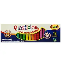 Пластилін Class 300гр 18кольорів №7628C
