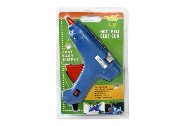 Термопістолет для термоклею d 1,1см №HS-80W (потужність 60W) з індікатором, фото 1