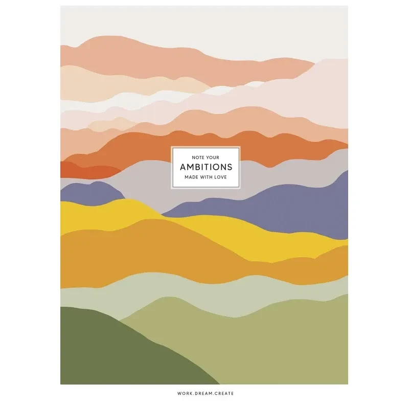 Блокнот на скобі А4 Ш. 40листів # №5228 (59365) (картонна обкладинка з вибірковим УФ-лаком), фото 1