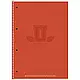 Блокнот на спіралі перфорований А4 Ш. 80листів # №6526 (51668) (картонна обкладинка) з твердою підкл, фото 4