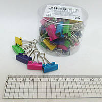 Біндер металевий 19мм кольоровий JO №DSCN5235