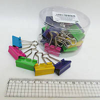 Біндер металевий 32мм кольоровий JO №5235