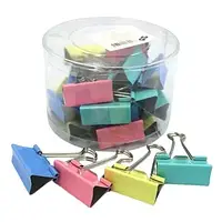 Біндер металевий 41мм кольоровий JO №DSCN5235