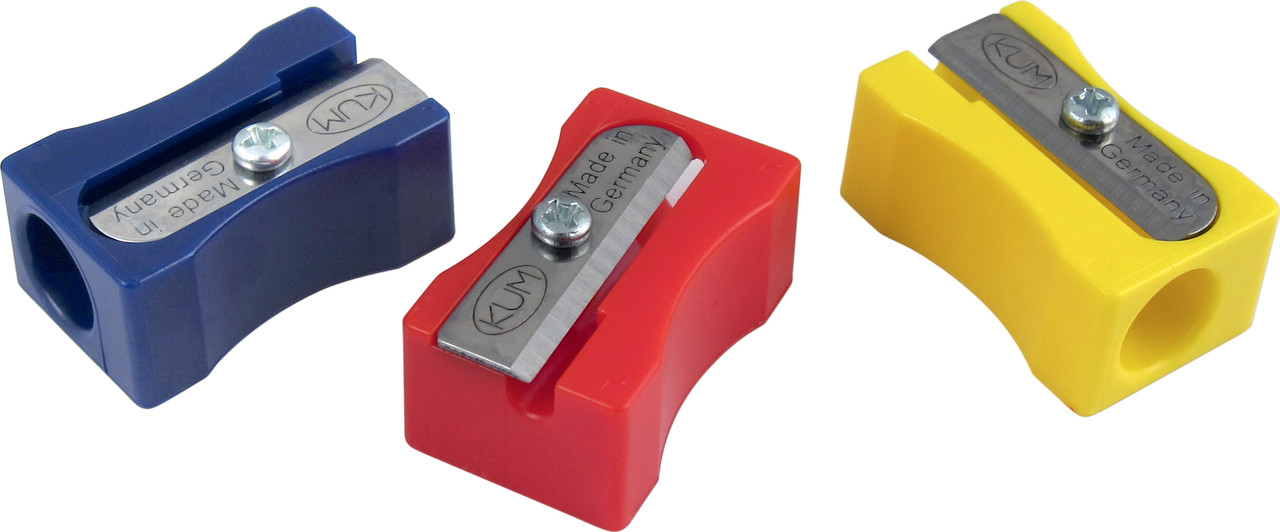 Точилка KUM №100-1 прямокутна асорті класичних кольорів, фото 1