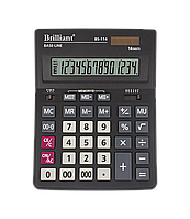 Калькулятор бухгалтерський Brilliant BS-114 на 14 разрядів (оригінал)
