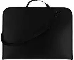 Портфель пластиковий А3+ розгорнутий CFS №30004 чорний з довгою ручкою