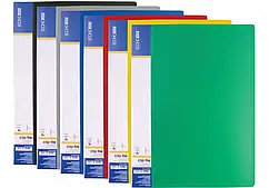 Папка з довгим боковим затискачем А4 Ec №31212 з кишенею