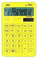 Калькулятор настільний Deli №M01551 на 12 разрядів (оригінал) салатовий