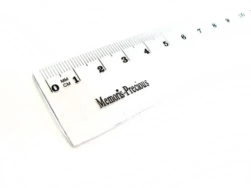 Лінійка пластикова MF 15см №2037-15 прозора, фото 1