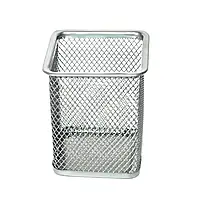 Підставка-стакан металева Eagle №TY539-08 квадратна срібна