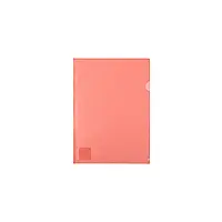 Куточок пластиковий А4 Axent №1434-24 прозорий червоний щільністю 170 мкм