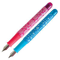 Ручка перова Zibi №2241 на картриджі ассорті малюнків