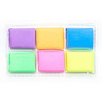 Термопластилін Ш. №83911902-UA 120гр 6 флюарісцентних кольорів