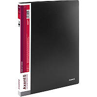 Папка з 30 файлами А4 Axent №1030-01 чорна