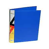 Папка на 2 малих кільцях А4 Eagle №2401-00 з кишенею (25мм) асорті кольорів