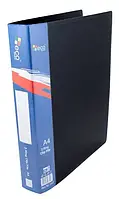 Папка на 2 великіх кільцях А4 Eagle №2402-00 з кишенею асорті кольорів