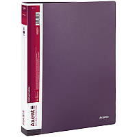 Папка з 60 файлами А4 Axent №1060-11 сливова