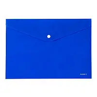 Папка на кнопці А4 Axent №1412-22 щільністю 180мкм синя