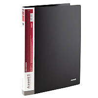 Папка на 2 малих кільцях А4 Axent №1207-01 з кишенею (25мм) чорна