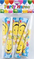 Гудки-горни для свят 20см Галвей №11702 6 штук асорті кольорів