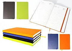Блокнот А5 Leader 80 листів = №118272 (15978) (шкір.замова обкладинка)