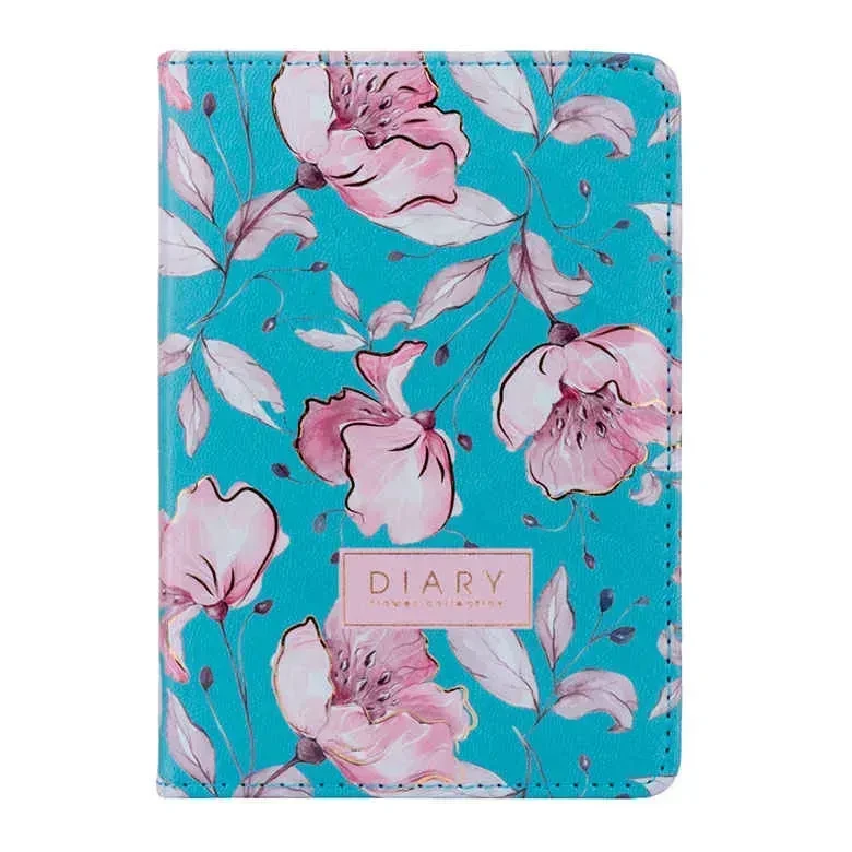 Планер недатований Yes А6 216 листів №252053 (14177) (PU тверда обкладинка) з рожевим торцем, фото 1