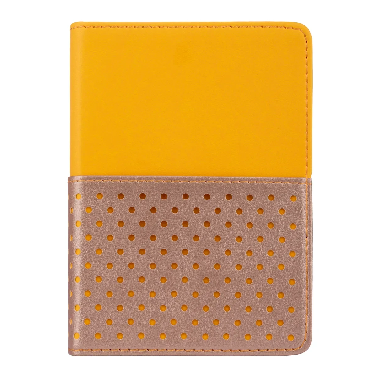 Планер недатований Yes А6 216 листів №252055 (12981) (PU тверда обкладинка) з жовтим торцем, фото 1