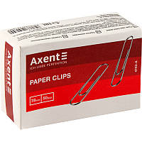 Скріпки Axent №4103 78мм 50шт нікель