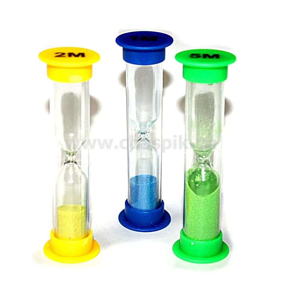 Годинник пісочний в пластиковій оправі, фото 1