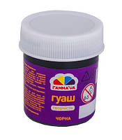 Гуаш ЗПГ. Гамма-UA 40мл чорна №401215