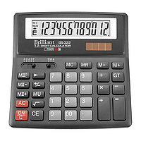 Калькулятор бухгалтерський Brilliant BS-322 на 12 разрядів (оригінал)
